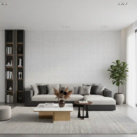 Minimalist Geometric Lattice Lines Wallpaper⁠