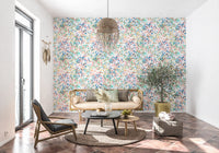 Colourful sprinkle wallpaper in a cosy living room GD12273