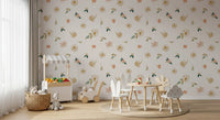 Soft Sage and Gold Meadow Wallpaper⁠
