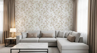 Ethereal Winged Meadow Motif Wallpaper⁠