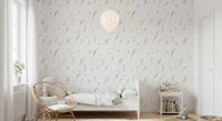 Pressed Meadow Wildflowers Wallpaper⁠