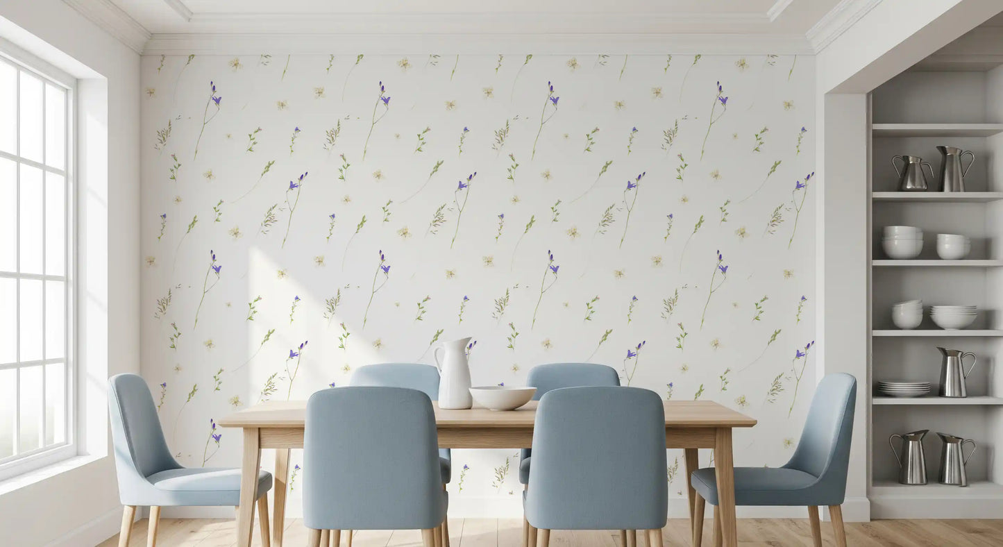 Botanical Pressed Grasses Wallpaper⁠