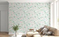 Watercolor Berry Vine Botanical Wallpaper⁠