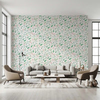 Watercolor Berry Vine Botanical Wallpaper⁠