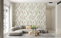 Wildflower Meadow Botanical Wallpaper⁠