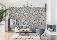 Rustic Floral Silhouette Art Wallpaper⁠