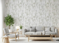 Serene Botanical Sketch Wallpaper⁠