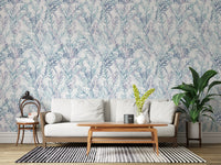 Ethereal Botanical Fern Frost Wallpaper⁠