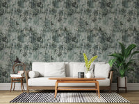 Industrial Sage Concrete Texture Wallpaper⁠
