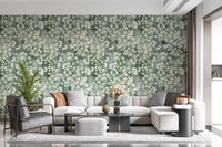 Eucalyptus Mist Brushstroke Wallpaper⁠