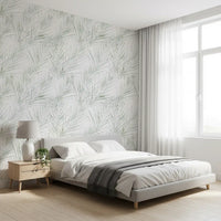 Sage Palm Botanical Sketch Wallpaper⁠