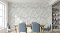 Sage Palm Botanical Sketch Wallpaper⁠