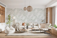 Sage Palm Botanical Sketch Wallpaper⁠