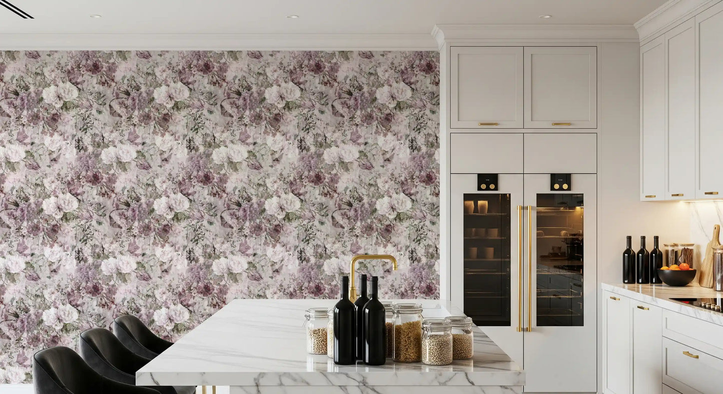 Vintage Botanical Floral Art Wallpaper⁠