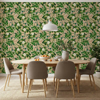 Vintage Botanical Foliage Wallpaper⁠