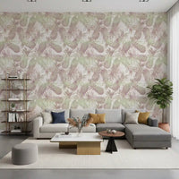 Sun-Drenched Tropical Fruit Motif Wallpaper⁠