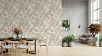 Sun-Drenched Tropical Fruit Motif Wallpaper⁠