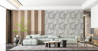 Muted Tropical Foliage Wallpaper⁠