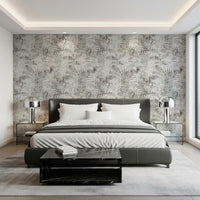 Muted Tropical Foliage Wallpaper⁠