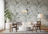 Ethereal Botanical Sage and Blush Wallpaper⁠
