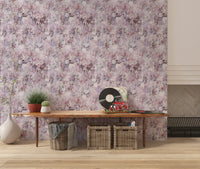 Muted Meadow Brushstroke Print Wallpaper⁠