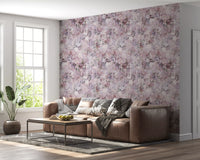 Muted Meadow Brushstroke Print Wallpaper⁠