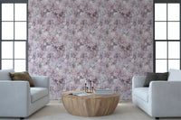 Muted Meadow Brushstroke Print Wallpaper⁠