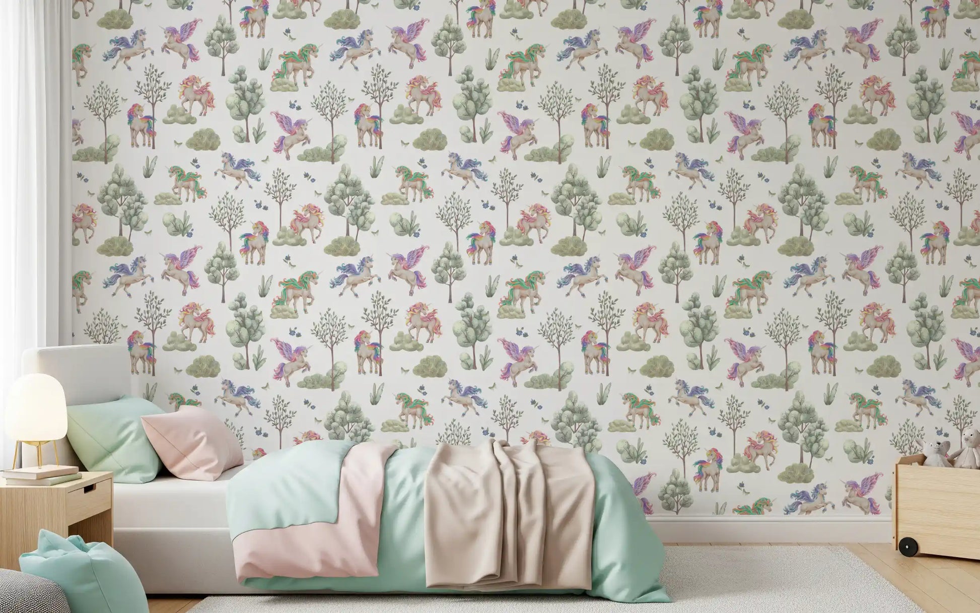 Magical Unicorn Forest Adventure Wallpaper⁠