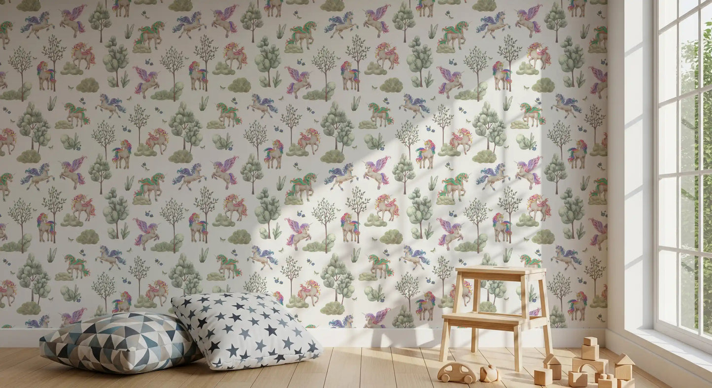 Magical Unicorn Forest Adventure Wallpaper⁠