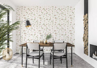Meadow Clover Botanical Illustration Wallpaper⁠