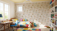 Enchanted Woodland Bunny Trail Wallpaper⁠