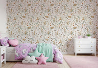 Enchanted Woodland Bunny Trail Wallpaper⁠