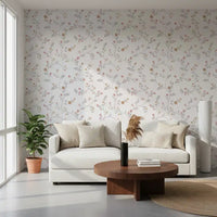 Dainty Pastel Floral Trails Wallpaper⁠