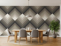 Tonal Chevron Geometry Wallpaper⁠