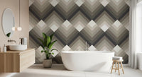 Tonal Chevron Geometry Wallpaper⁠