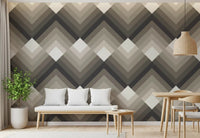 Tonal Chevron Geometry Wallpaper⁠