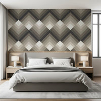 Tonal Chevron Geometry Wallpaper⁠