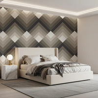 Tonal Chevron Geometry Wallpaper⁠