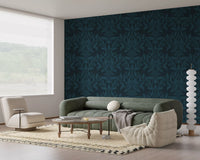 Enchanted Ink Leaf Motif Wallpaper⁠
