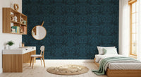 Enchanted Ink Leaf Motif Wallpaper⁠