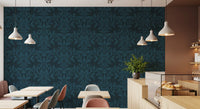 Enchanted Ink Leaf Motif Wallpaper⁠