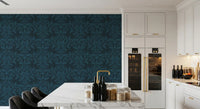 Enchanted Ink Leaf Motif Wallpaper⁠