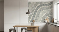 Charcoal Rippled Texture Design Wall Mural