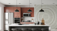 Minimalist Dot Ripple Pattern Wall Mural