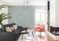 Minimalist Dot Radiance Wall Mural