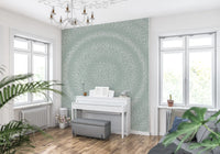 Minimalist Dot Radiance Wall Mural