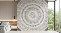 Celestial Dotted Drip Circle Wall Mural