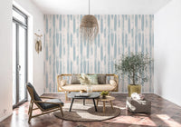 Nordic Painted Stripe Pattern Wallpaper⁠