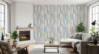 Nordic Painted Stripe Pattern Wallpaper⁠