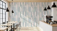 Nordic Painted Stripe Pattern Wallpaper⁠